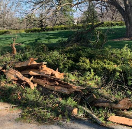 Storm damage in western, central sections of state, two tornadoes, flash flooding, high winds reported