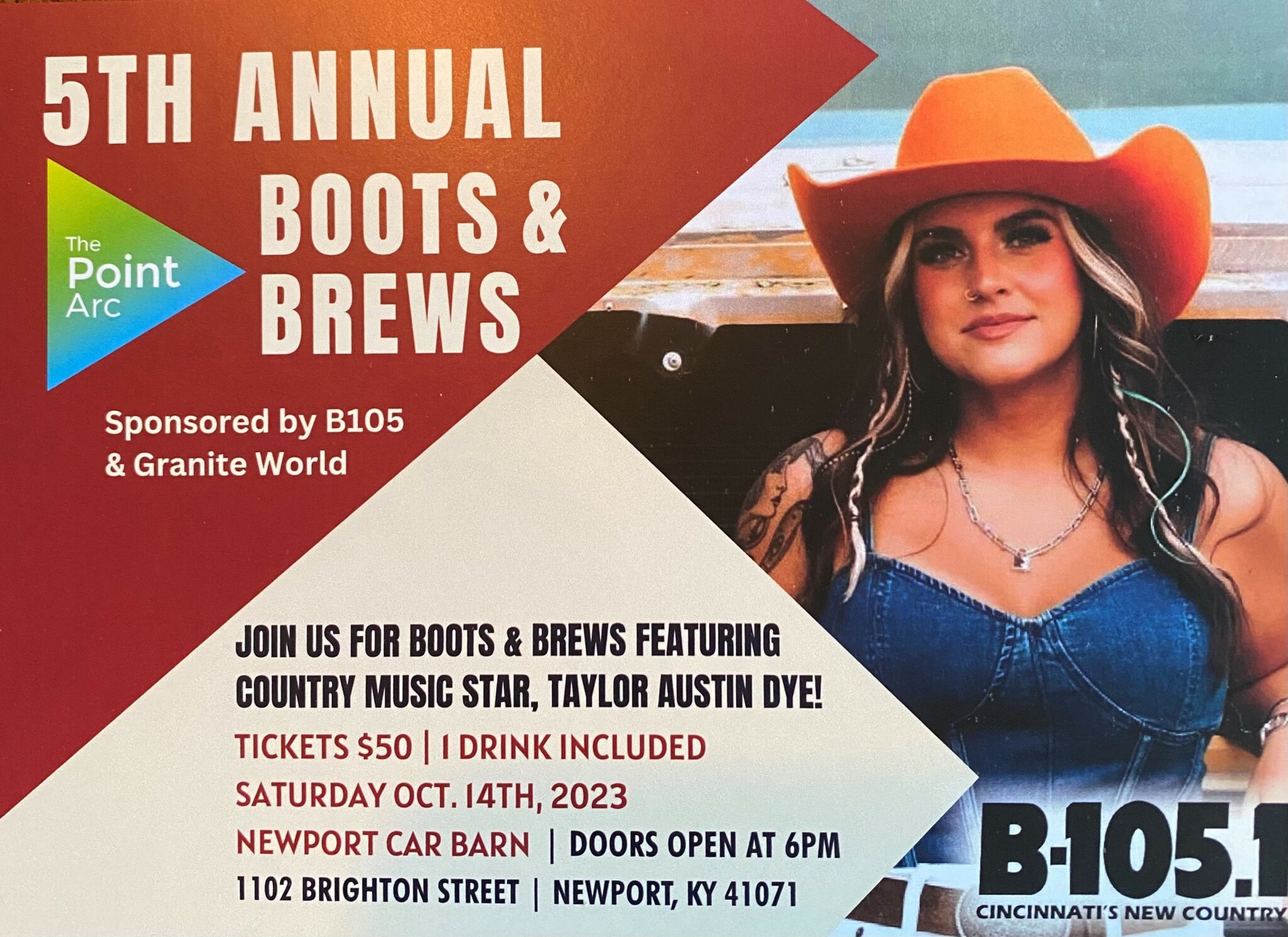 Point/Arc's Boots and Brews moves to new venue, features country music