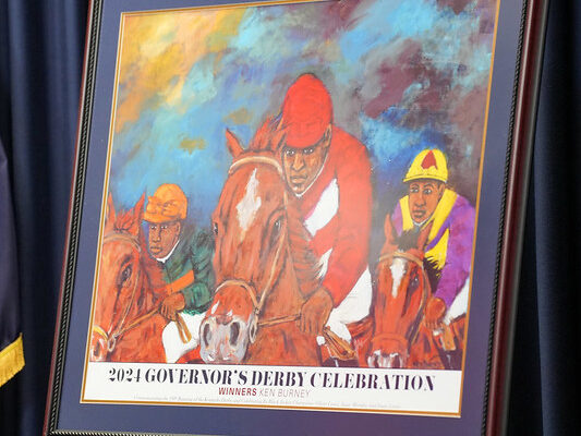 Gov. Andy Beshear unveils 2024 Governor’s Derby Celebration, Kentucky Derby Festival posters