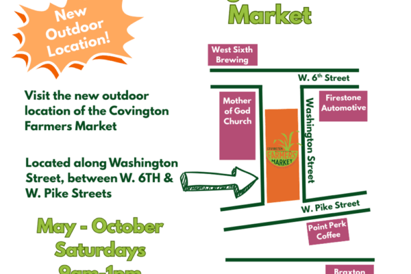 Covington Farmer’s Market to open in new location at Washington and Pike Streets Saturday