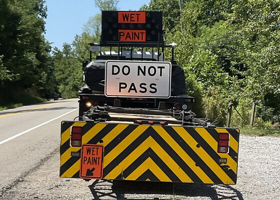 KYTC reminding mortorists to use caution as District 6 striping operations get underway