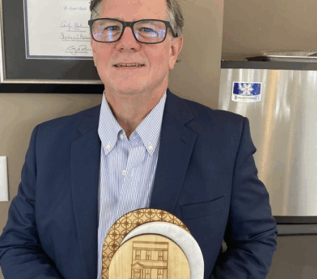 Honored for his work, Scott Clark loves historic buildings and historic preservation, now teaches it