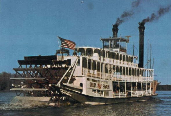 The River: Search for officers on revived steamer JULIA BELLE SWAIN — now NASHVILLE — a refreshing sight