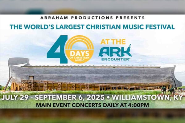 ’40 Days of Christian Music’ festival returns to Williamstown’s Ark Encounter through Sept. 6