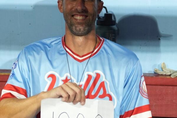 It took 12 years, but Craig Massey got his 1000th career hit at the Florence Y’alls