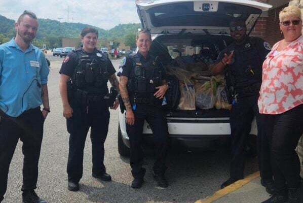 Covington police ask public to cram the cruiser with school supplies at Latonia Kroger