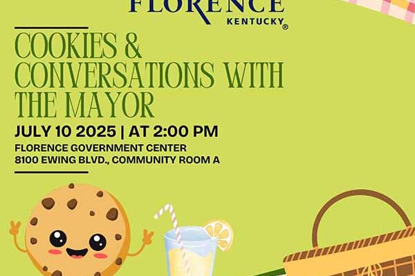 City of Florence to host Cookies and Conversations with the Mayor event July 10 at Government Center