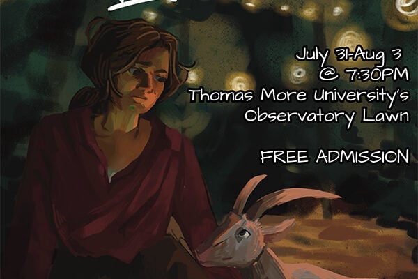 Southbank Shakespeare returns to Thomas More July 31-Aug. 3 with Shakepeare’s As You Like it