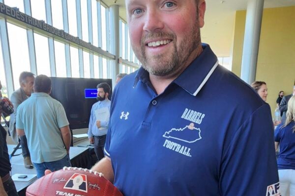 Finally, football on the NKU campus — Arena Football, the Barrels, at Truist Arena