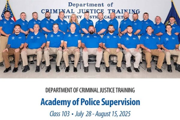 DOCJT graduates 23 from Academy of Police Supervision Class 103, including six from NKY