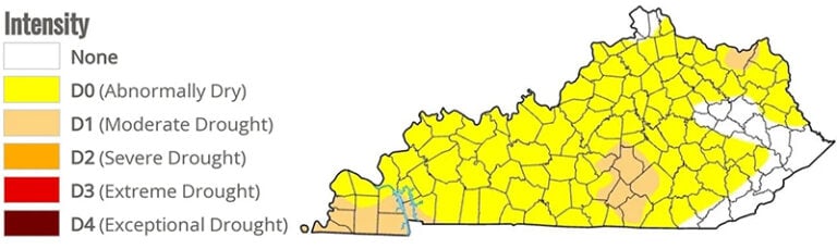 Drought returns to Kentucky as abnormally dry conditions persist across ...