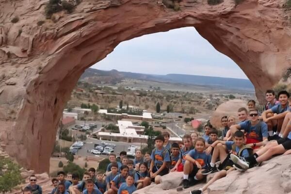 NKY Young Marines from Latonia honor WWII Navajo Code Talkers in Arizona