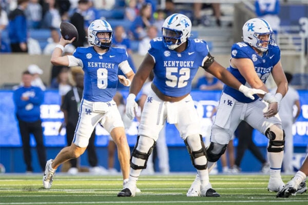 Kentucky prepared to use two QBs when Wildcats face Eastern Michigan Saturday in Lexington
