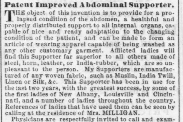 Our Rich History: Julia Mallot Milligan – A successful 19th Century inventor