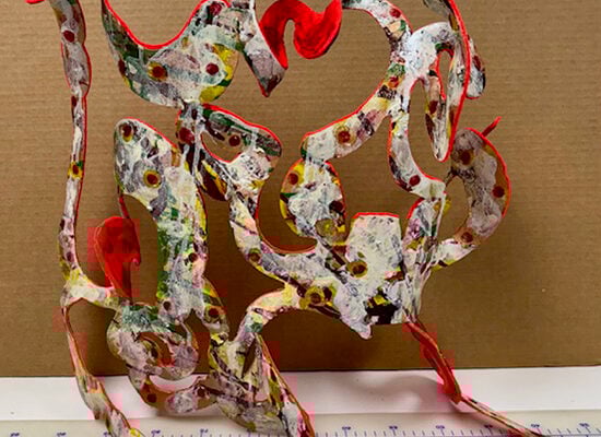 Abstract works by Local artist Frank Herrmann featured in new display at Elsmere’s Gallery 506