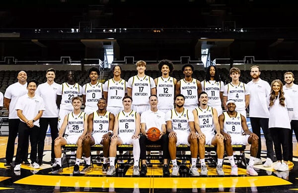 International Norse men doing new-school basketball the old-school way