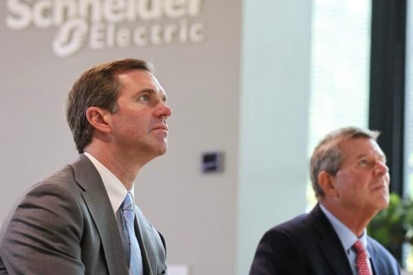 Governor’s trip to France included a visit to Schneider Electric’s Paris headquarters