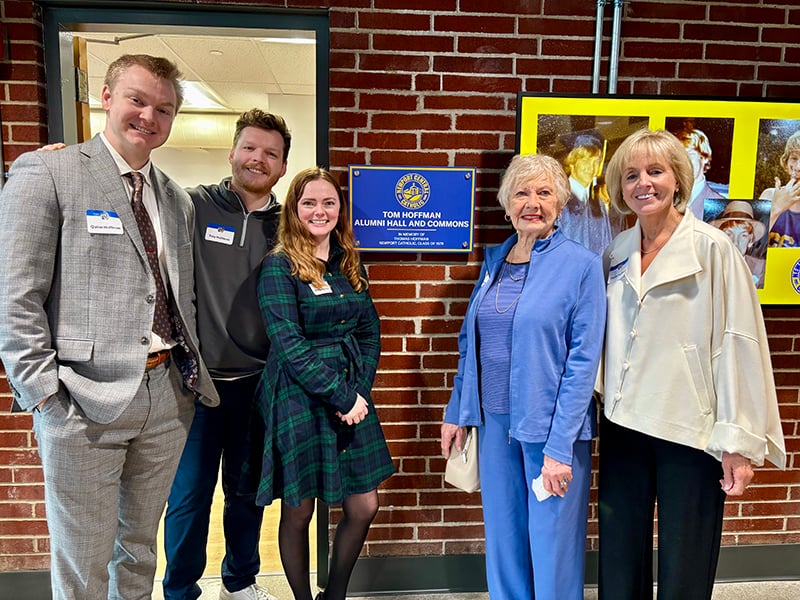 Newport Central Catholic High School celebrates opening of Tom Hoffman Alumni Hall and Commons