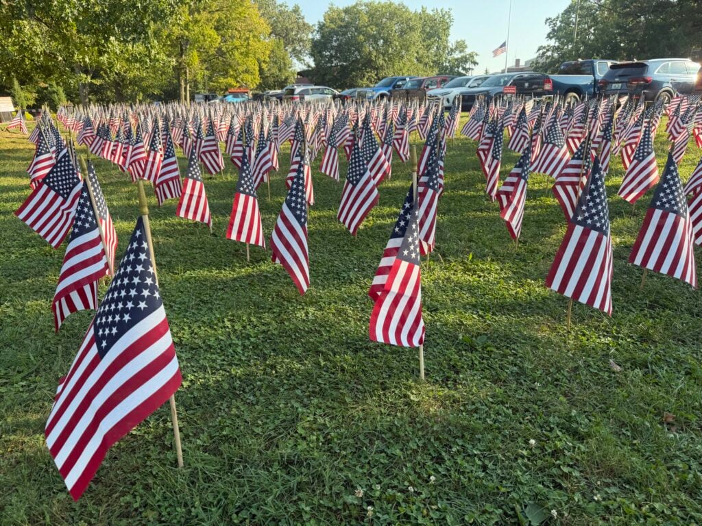The Veterans Suicide Prevention Coalition planted 660 flags ‘for the forgotten’; there’s a message